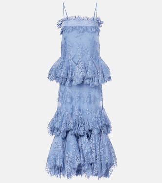 Robe longue Eden en dentelle | Zimmermann