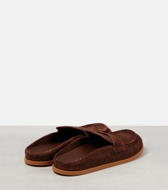 Mules Double G in suede | Gucci