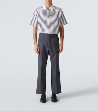 Polo in cotone a righe | Thom Browne