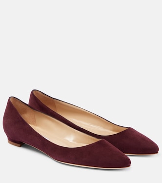 Ballerinas BB aus Veloursleder | Manolo Blahnik