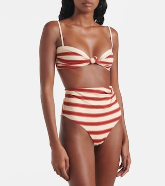 Top bikini a righe | Johanna Ortiz