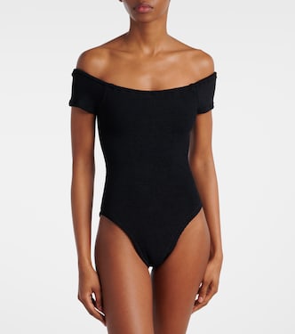 Costume intero Grace con scollo off-shoulder | Hunza G