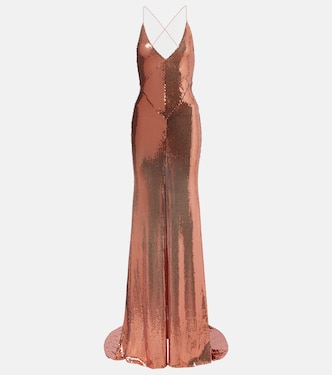 Robe longue à sequins | Alex Perry