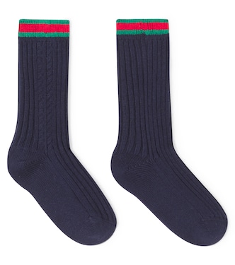 Socken Web Stripe aus einem Baumwollgemisch | Gucci Kids
