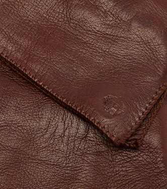 Cashmere and silk-lined leather gloves | Loro Piana