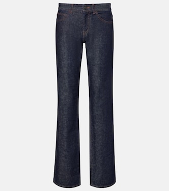Jean droit Carlyl à taille mi-haute | The Row