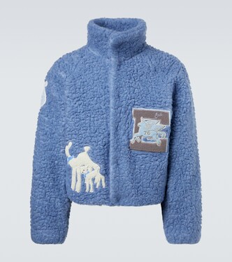 Chaqueta de forro polar en mezcla de lana | ERL