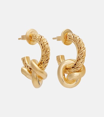 Orecchini Knot bagnati in oro | Bottega Veneta