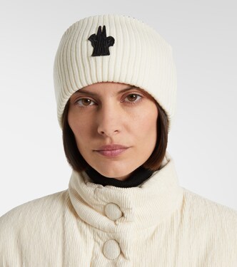 Cinta para el pelo de lana virgen con logo | Moncler