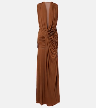 Ripple draped jersey gown | Christopher Esber