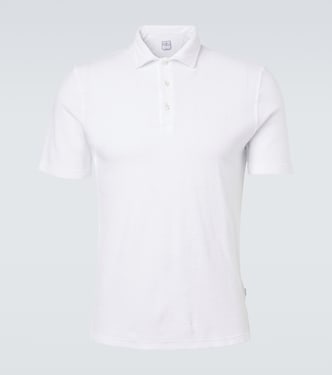 Mondial cotton terry polo shirt | Fedeli