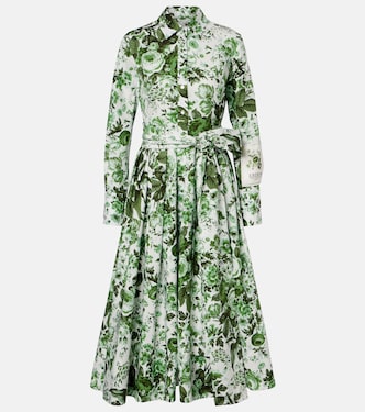 Floral cotton shirt dress | Erdem