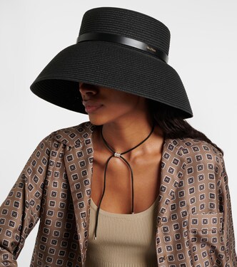 NWT Max Mara Bucket Hat (57) Reversible camel hair bucket hat in beige - Max Mara | Mytheresa main image 4