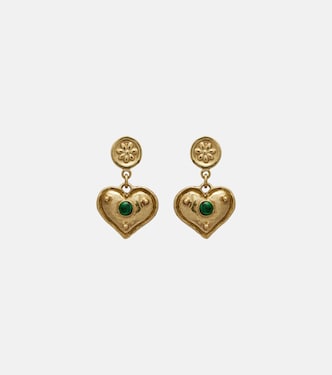 Jem Heart drop earrings | Alémais