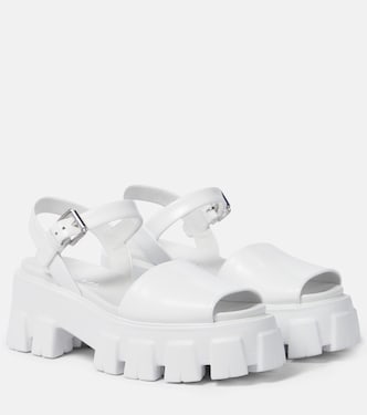 Sandali in pelle con platform | Prada