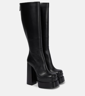 Botas altas de piel | Versace