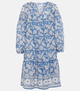 Lilah printed cotton minidress | Velvet