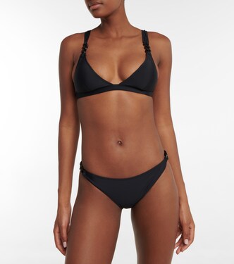 Falabella chain-strap triangle bikini top | Stella McCartney