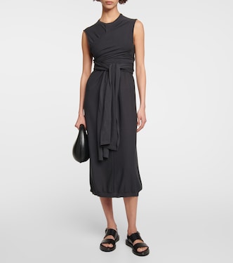 Cotton crêpe midi dress | Lemaire