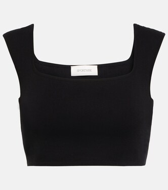 Top cropped in cotone | Sportmax