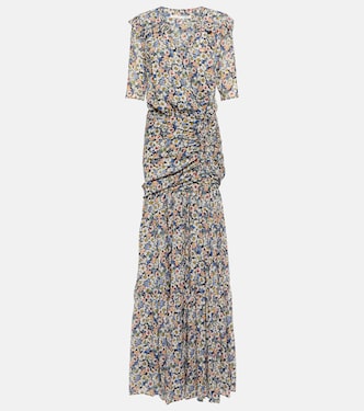 Floral silk maxi dress | Veronica Beard