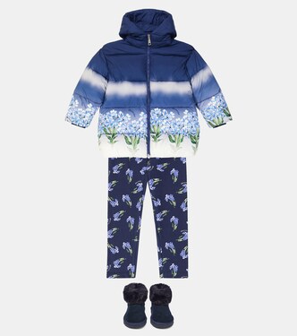 Abrigo acolchado floral | Monnalisa