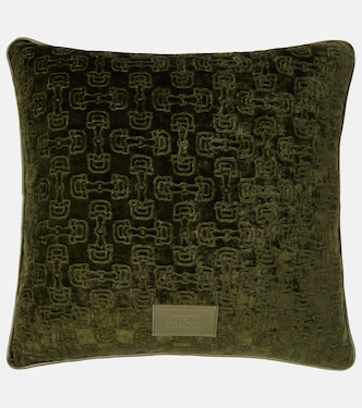 Horsebit printed cushion  | Gucci