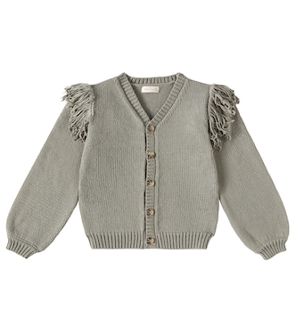 Cardigan in cotone con frange | Rylee + Cru