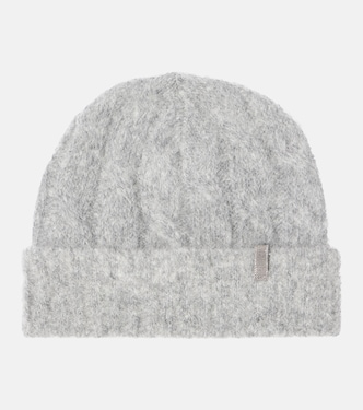 Cable-knit mohair beanie | Brunello Cucinelli