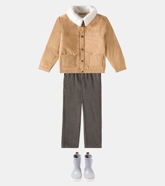 Pantaloni regular Kalen in velluto a coste | Rylee + Cru