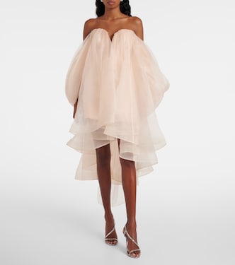 Robe bustier Crush en soie | Zimmermann