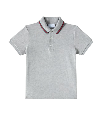 Cotton-blend polo shirt | Gucci Kids