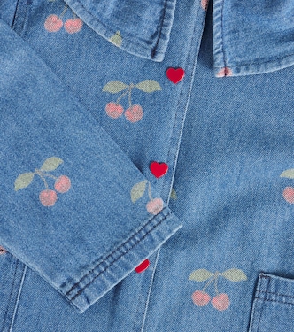 Camisa Margot Frill de denim estampada | Konges Sløjd