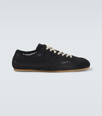 Suede and mesh sneakers | Dries Van Noten