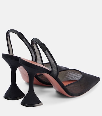 Holli mesh slingback pumps | Amina Muaddi
