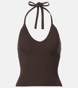 Top in maglia di misto cotone a coste | Vince