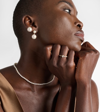 Ensemble De Sky 18kt gold ring with diamonds | Sophie Bille Brahe