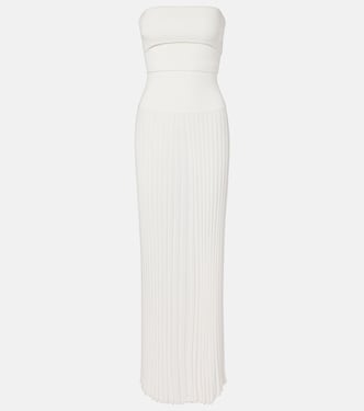 Abito lungo Slash in maglia con cut-out | Christopher Esber