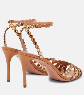 Sandalen Tequila aus Metallic-Leder | Aquazzura