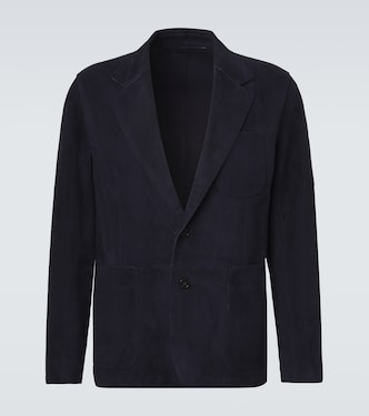 Suede blazer | Ralph Lauren Purple Label