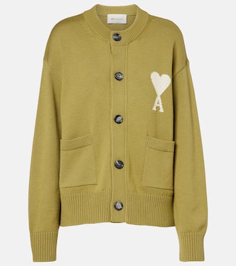 Ami de Cœur wool and cotton cardigan | Ami Paris
