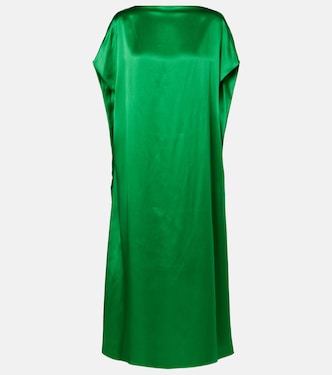 Silk satin midi dress | Dries Van Noten