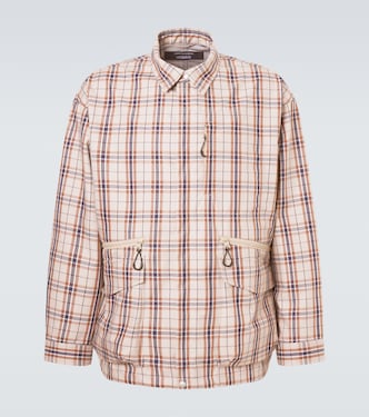 Chaqueta en mezcla de algodón a cuadros | Comme des Garçons Homme