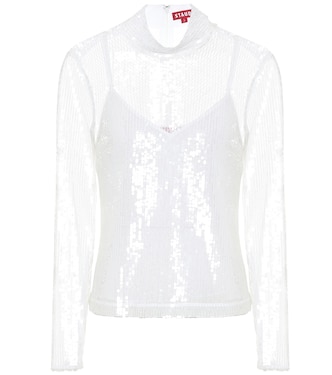 Chaka sequined blouse | Staud