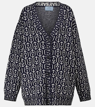 Cardigan aus Jacquard | Prada
