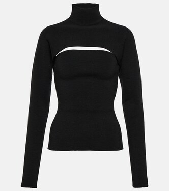 Jersey de cuello alto en mezcla de lana | Tom Ford