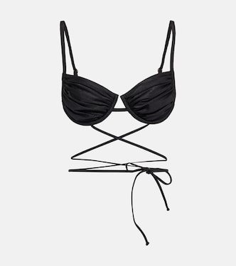 Top de bikini Cherry fruncido | Bananhot