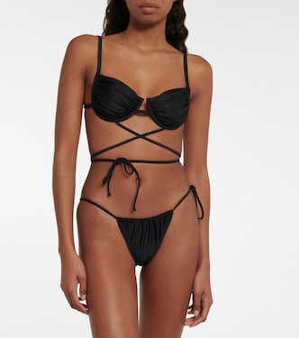 Top de bikini Cherry fruncido | Bananhot