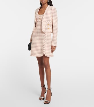 Cotton-blend bouclé minidress | Giambattista Valli