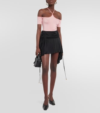 Halterneck mesh bodysuit | KNWLS